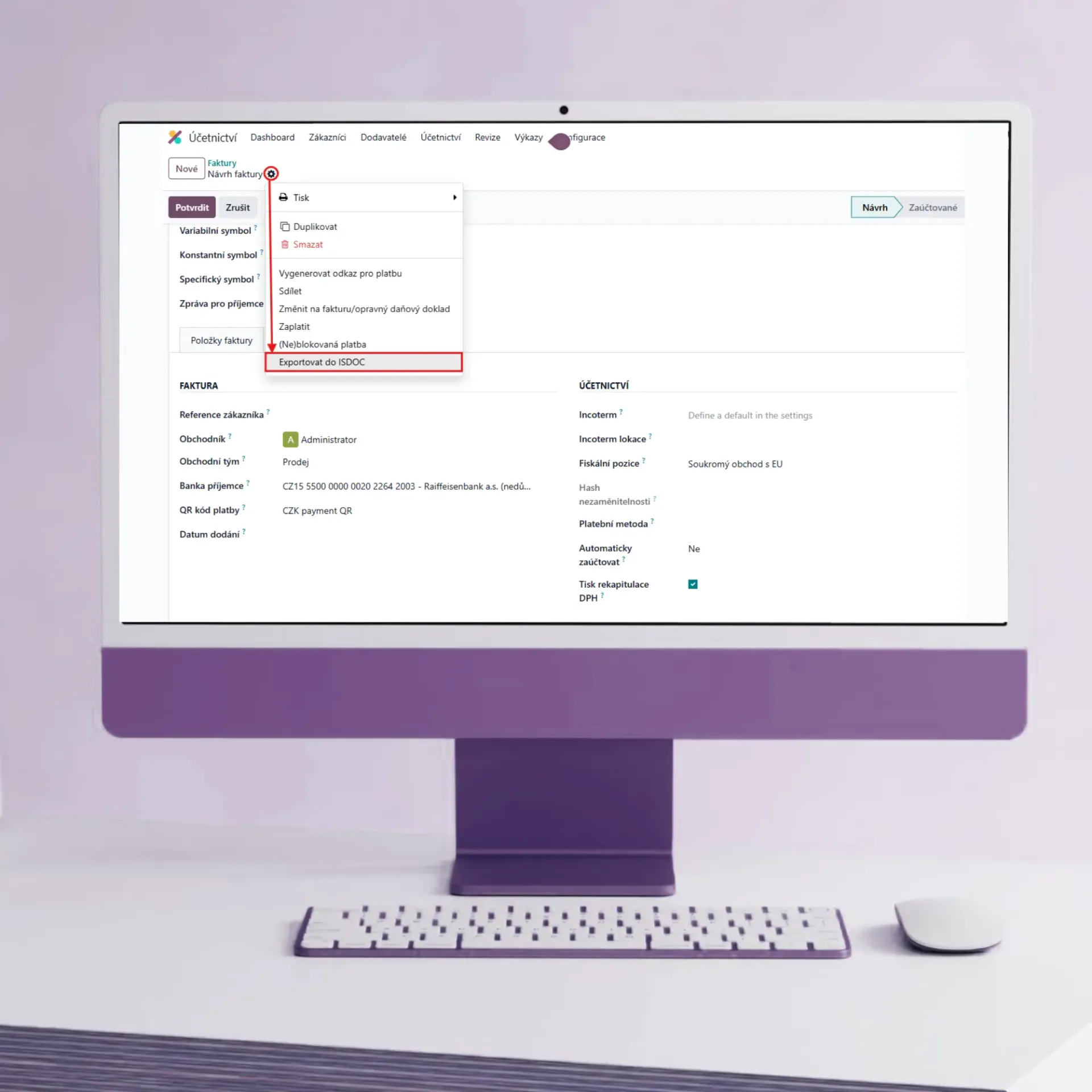 ISDOC + roční licence