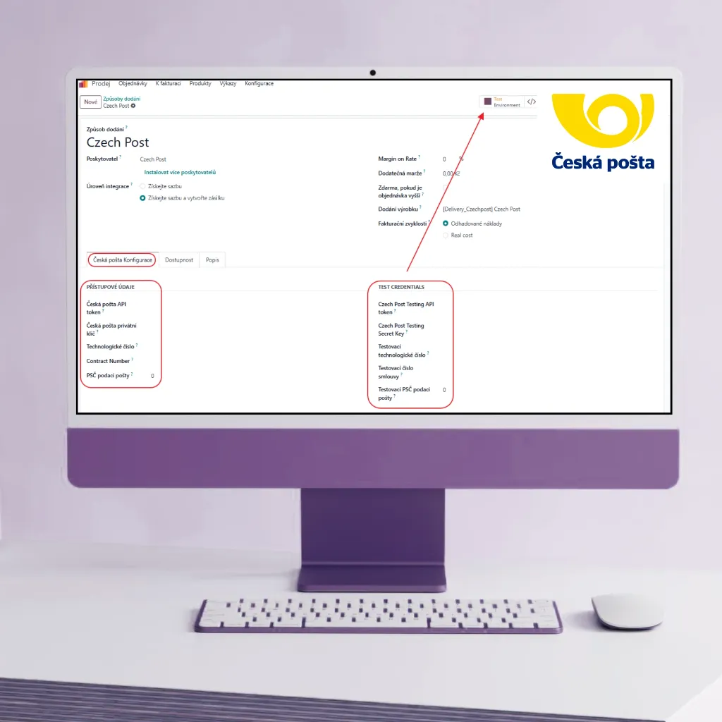 Česká pošta + roční licence