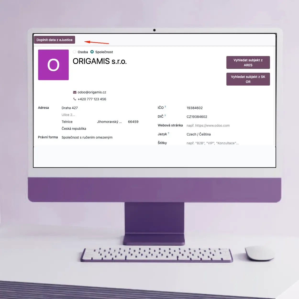 eJustice + roční licence